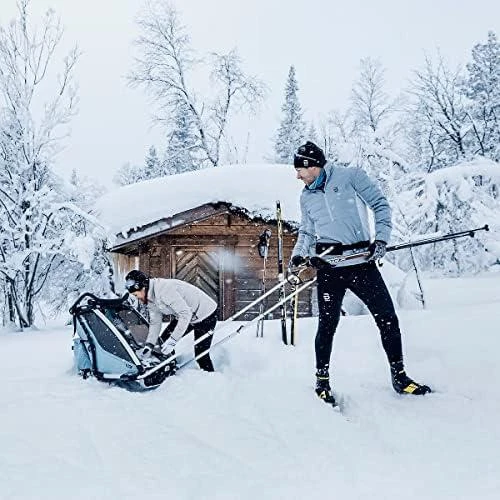 Thule Chariot – slidinėjimo rinkinys | pilkos spalvos