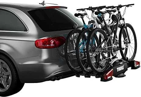 Dviračių laikiklis ant kablio 3 dviračiams Thule VeloCompact 3 (+1), 13 pin