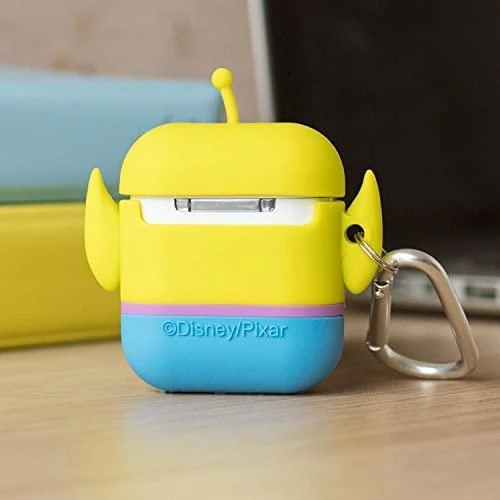 AirPods silikoninis dėklas su antena ir karabinu
