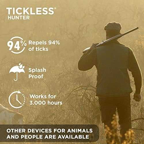 Protectone TickLess Hunter ultragarsinis pakabukas nuo erkių ir blusų, žalias