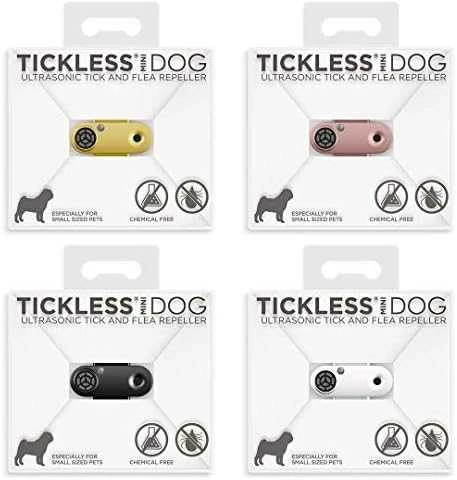TickLess MINI Dog ultragarsinis šunų pakabukas nuo erkių ir blusų, juodos sp.