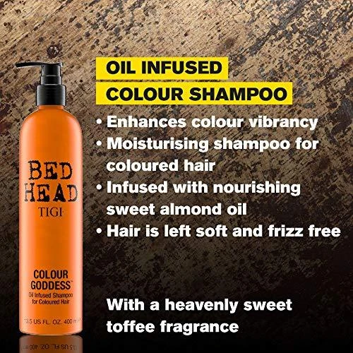 "Tigi Bed Head Colour Goddess" šampūnas su aliejumi 400ml