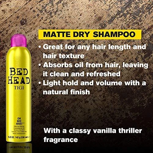 Tigi Bed Head Oh Bee Hive Matte Sausas šampūnas, 238 ml