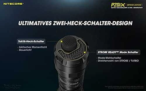 Žibintuvėlis NITECORE P20IX  4000 LUMENS