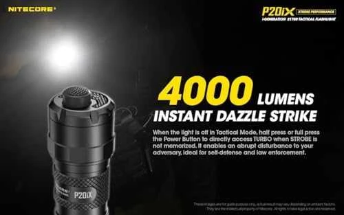 Žibintuvėlis NITECORE P20IX  4000 LUMENS