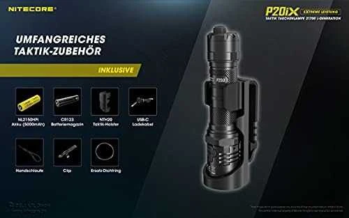 Žibintuvėlis NITECORE P20IX  4000 LUMENS