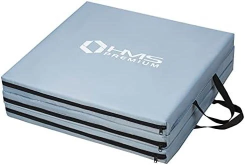 Sulankstomas gimnastikos kilimėlis HMS Premium MGS02 1800x600mm, rožinis