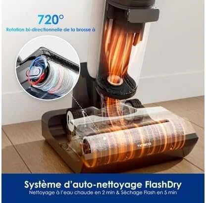 Belaidžiai grindų plovimo ir siurbimo prietaisai Tineco Floor One Switch S7 Pet