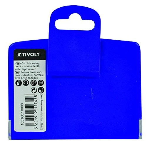 Grąžtas Tivoly Karbidinių frezų rinkinys, Ø8mm, HALF BOX, 5vnt