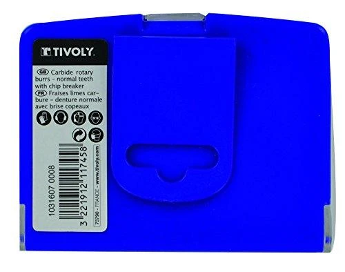 Grąžtas Tivoly Karbidinių frezų rinkinys, Ø8mm, HALF BOX, 5vnt