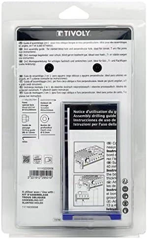 Tivoly Nematomų sujungimų šablonas + Pakopinis grąžtas, Ø6-8-10 mm kreipiančiosios