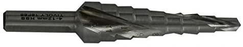 Tivoly Pakopinis grąžtas Ø4-12 mm. spiralinis, nedengtas. žingsnis 1mm