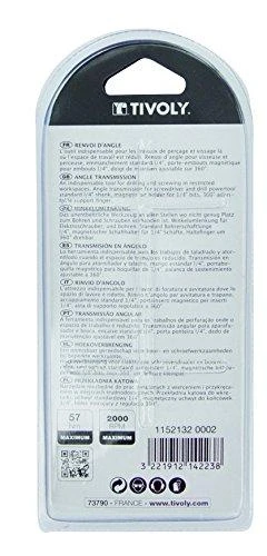 Tivoly Kampinis antgalis 90° sukimui, gręžimui su papildoma rankena 57 Nm 2000 aps./min
