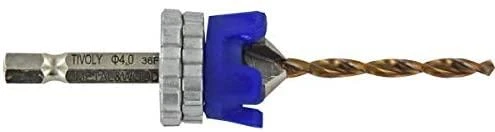 Tivoly Medžio ir metalo grąžtas gilintuvas su ribotuvu Ø4mm, HEX kotelis
