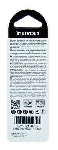 Deimantinis grąžtas plytelėms ir marmurui TIVOLY, su parafinu, "Heavy duty", šešiakampis kotelis (Ø) 6 mm
