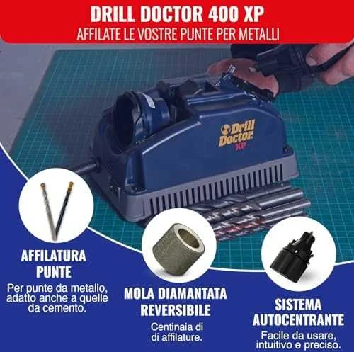 Tivoly Grąžtų galandinimo staklytės Drill Doctor XP, 2.5>13 mm, 118° kampui