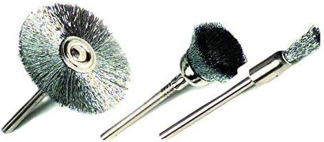 Tivoly Miniatiūrinių šepečių rinkinys grąžtui 3vnt, 2,3mm kotelis