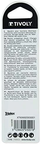 1/4 laikiklis grąžtams Ø0,5 > 6mm. Tivoly