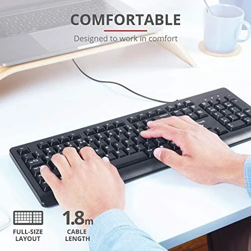 Trust TK-150 klaviatūra Universal USB QWERTY Juodas