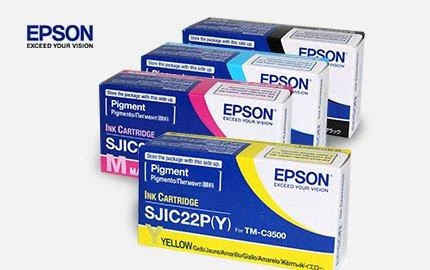 Spalvotas rašalinis etikečių spausdintuvas Epson ColorWorks C3500