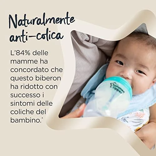 Tommee Tippee TOMMEE TIPPE buteliukas ADVANCED ANTI-COLIC, 260 ml, 3 vnt., 422746