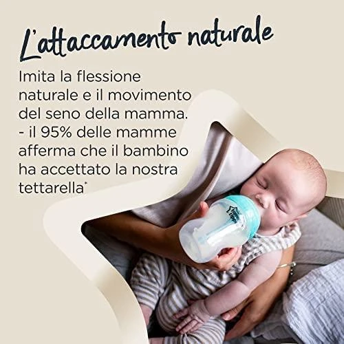 Tommee Tippee TOMMEE TIPPE buteliukas ADVANCED ANTI-COLIC, 260 ml, 3 vnt., 422746