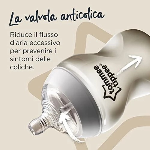 Tommee Tippee TOMMEE TIPPE Natural Start buteliukas CLOSER TO NATURE, su sterilizavimo funkcija 150 ml, 3 vnt., 42271820