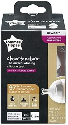 TOMMEE TIPPEE Natural Start buteliukas, su sterilizavimo funkcija, 150 ml, 42240091