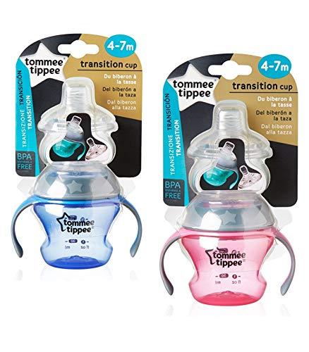 TOMMEE TIPPEE buteliukas - gertuvėlė su rankenėlėm, 4-7 mėn., 44708597