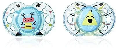 Lotto TOMMEE TIPPEE TTP43335896 čiulptukas FUN FRIENDS 6-18m 2pack