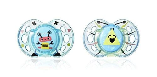 Lotto TOMMEE TIPPEE TTP43335896 čiulptukas FUN FRIENDS 6-18m 2pack