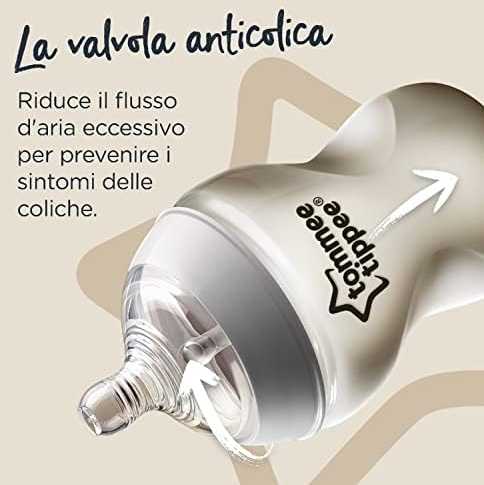 Jai skirtas Tommee Tippee Natural Start Anti-Colic savaime sterilizuojantis buteliukas