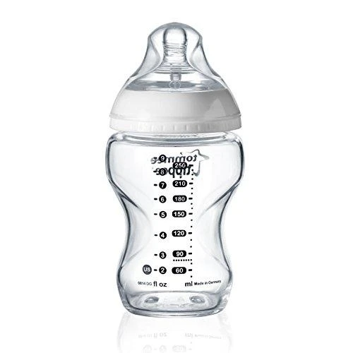 TOMMEE TIPPEE Natural Start stiklinis buteliukas, su sterilizavimo funkcija 250 ml, 0 mėn+, 42243891