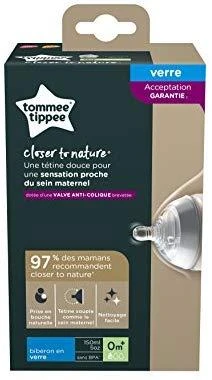 TOMMEE TIPPEE stiklinis buteliukas CTN 150ml 0m+ 42243777