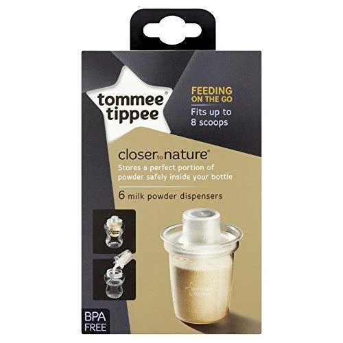 Tommee Tippee pieno ąsotis baltas 6 vnt (TT0083)