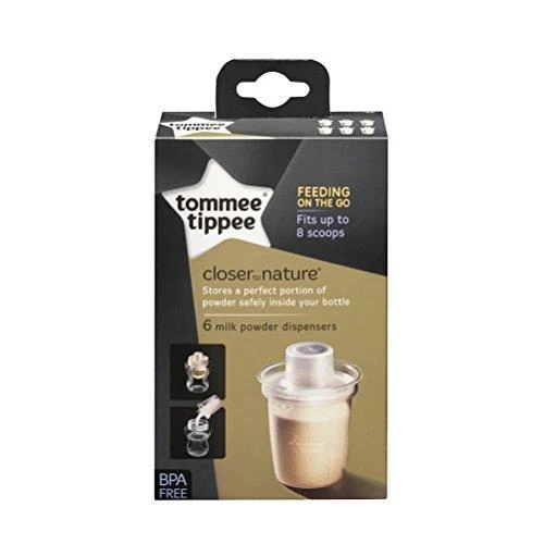 Tommee Tippee pieno ąsotis baltas 6 vnt (TT0083)