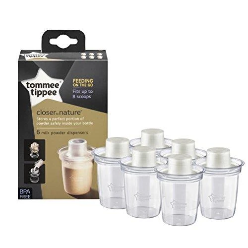Tommee Tippee pieno ąsotis baltas 6 vnt (TT0083)