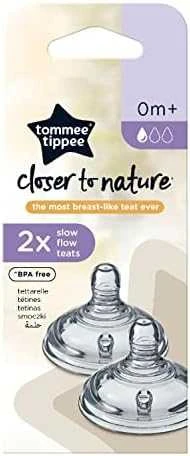 TOMMEE TIPPEE Natural Start žindukas lėtos srovės CLOSER TO NATURE, su sterilizavimo funkcija 2 vnt., 42458401