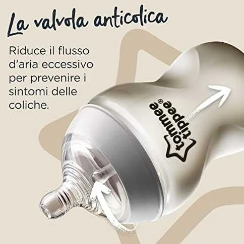 TOMMEE TIPPEE Natural Start žindukas lėtos srovės CLOSER TO NATURE, su sterilizavimo funkcija 2 vnt., 42458401