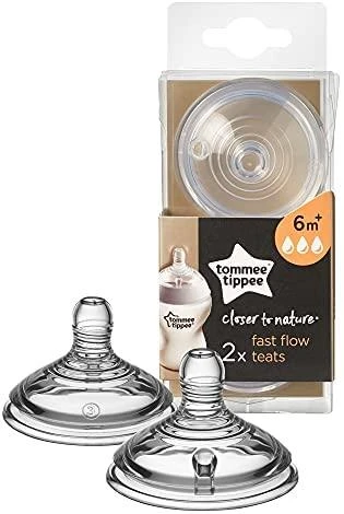 TOMMEE TIPPEE žindukas greitos srovės EASI-VENT, 2 vnt., 42112451