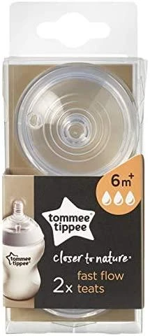 TOMMEE TIPPEE žindukas greitos srovės EASI-VENT, 2 vnt., 42112451