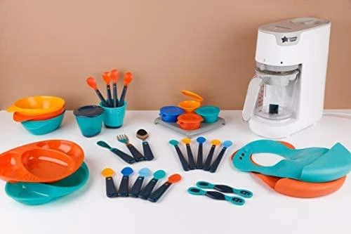TOMMEE TIPPEE pirmasis maitinimosi šaukštas, mixcolor, 4 mėn+, 5 vnt., 44718920