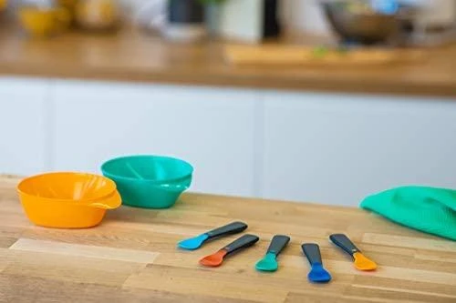 TOMMEE TIPPEE pirmasis maitinimosi šaukštas, mixcolor, 4 mėn+, 5 vnt., 44718920