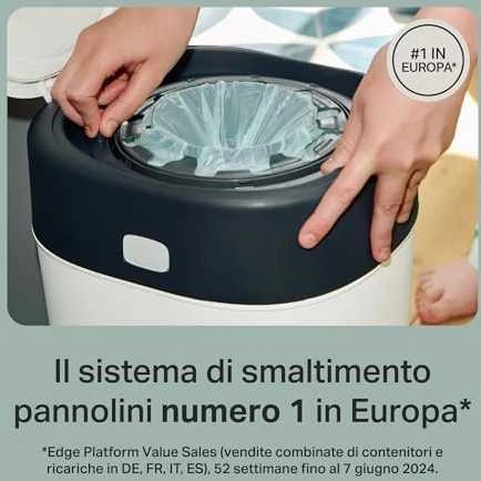 TOMMEE TIPPEE SANGENIC TWIST AND CLICK ADVANCED KASETĖS, 16 VNT. RINKINYS