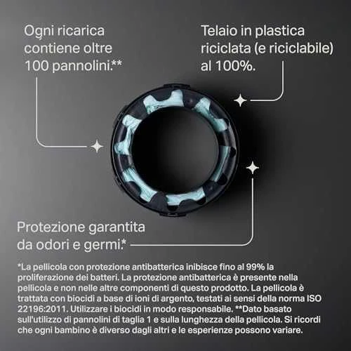 TOMMEE TIPPEE SANGENIC TWIST AND CLICK ADVANCED KASETĖS, 16 VNT. RINKINYS