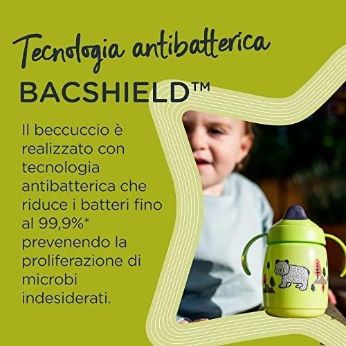 TOMMEE TIPPEE 300 ml 6+ mėn. WEANING SIPPEE puodelis – gertuvė, rožinė