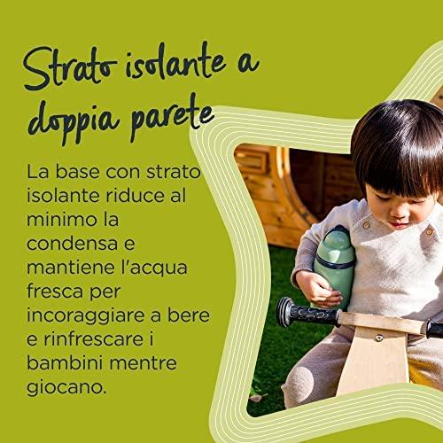 TOMMEE TIPPEE TTP447824 Vandens butelis su šiaudeliu Superstar 266ml pilkas