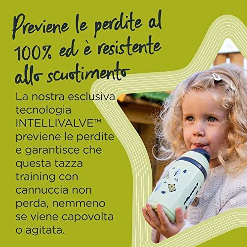 TOMMEE TIPPEE TTP447824 Vandens butelis su šiaudeliu Superstar 266ml pilkas
