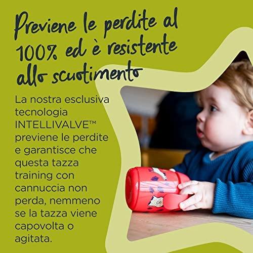 TOMMEE TIPPEE mokomasis puodelis su šiaudeliu, 6mėn+, 300ml, yellow, 447831