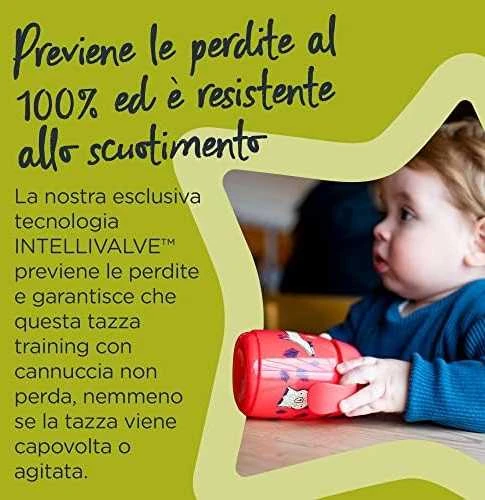TOMMEE TIPPEE 300 ml 7+ mėn. mokomasis puodelis su šiaudeliu, žalias